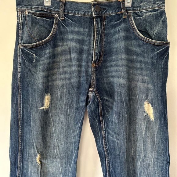 🔶3/30$!! Distressed Lowrise Bootcut Jeans - Picture 9 of 10